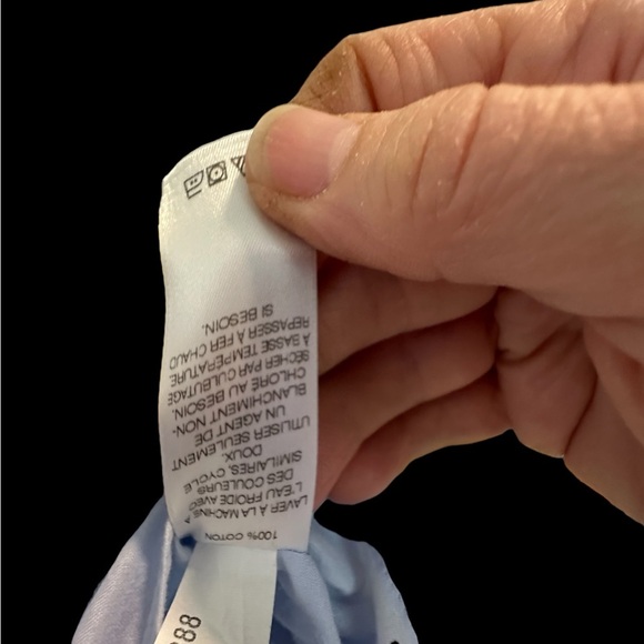 Vineyard Vines Women’s Border Stripe Oxford Swing Skirt Sz 6 Butter Yellow/ Blue - Picture 8 of 9